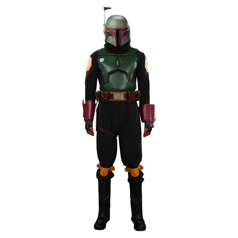 NewCosplay Mandalorian The Book Of Boba Fett Outfits Halloween Carnival Suit Cosplay Costume - Image 2