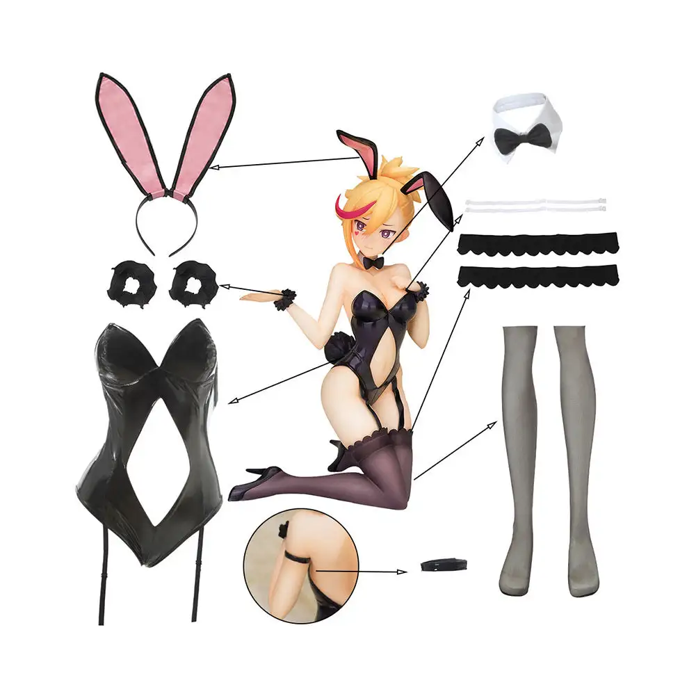 NewCosplay Muse Dash Rin Bunny Girls Jumpsuit Outfits Halloween Carnival Suit Cosplay Costume - Image 4