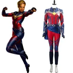 NewCosplay Avengers Endgame Captain Marvel Carol Danvers Cosplay Costume