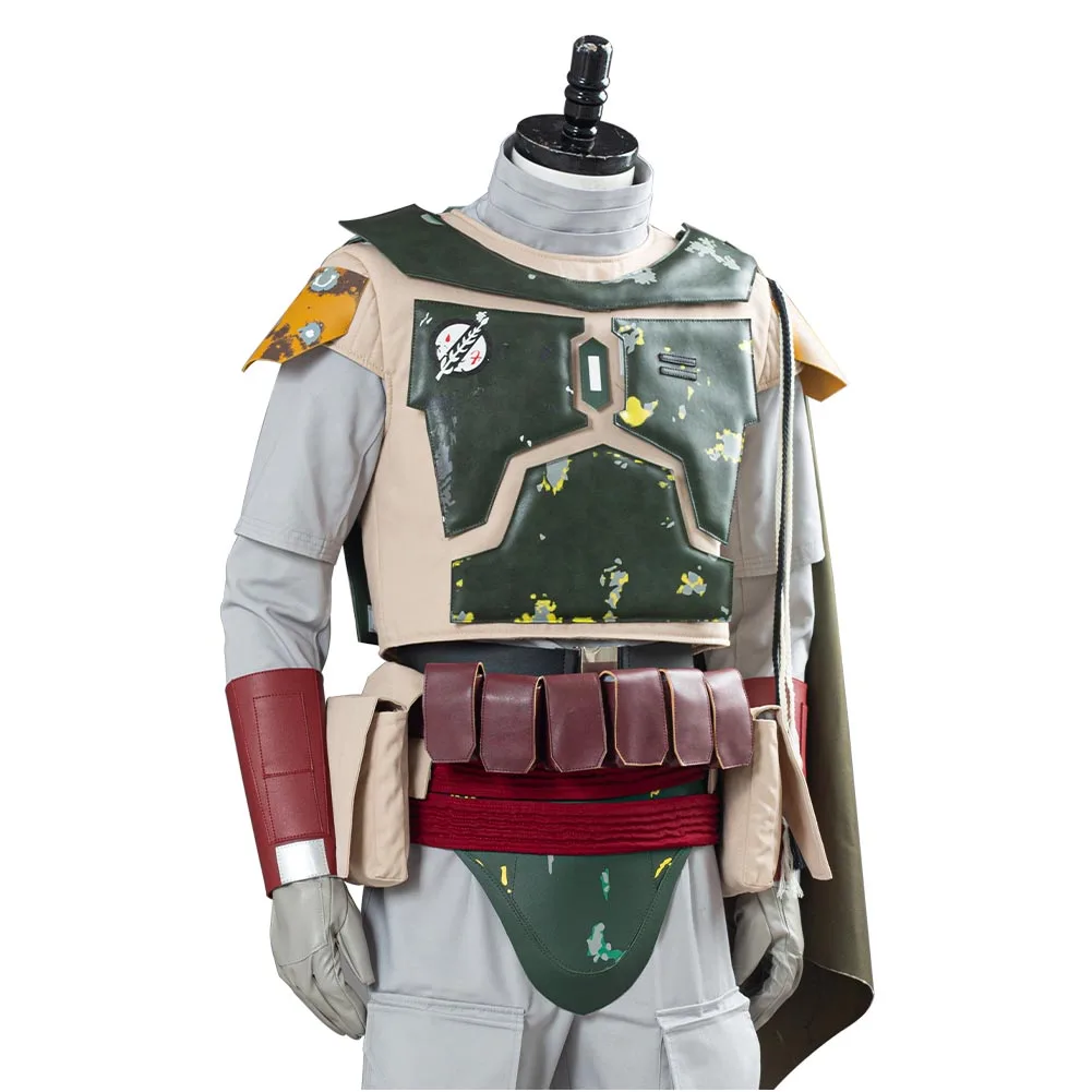 NewCosplay Star Wars The Book Of Boba Fett Halloween Carnival Suit Cosplay Costume - Image 8
