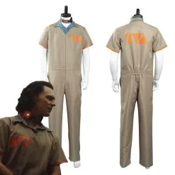 NewCosplay 2021 TV Loki Loki Prison Uniform Halloween Carnival Suit Cosplay Costume