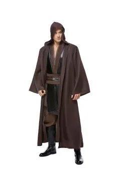 NewCosplay Star Wars Anakin Skywalker Jedi Robe Costume Outfit Full Set Halloween Cosplay Costume