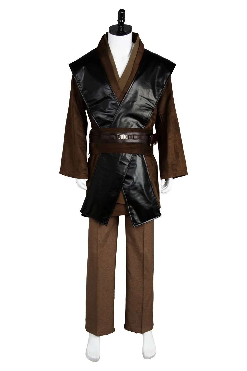 NewCosplay Star Wars Anakin Skywalker Jedi Robe Costume Outfit Full Set Halloween Cosplay Costume - Image 8