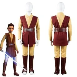 NewCosplay Star Wars: The Bad Batch Caleb Dume Jedi Knight Outfits Cosplay Costume For Kids Children
