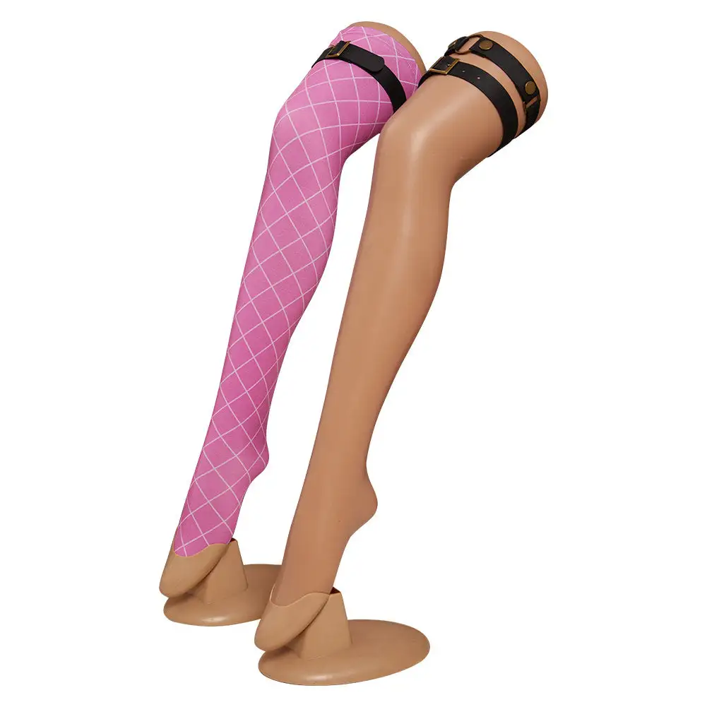 CosplaySky LoL Jinx Original Design Cosplay Costume Goth Lolita Dress Outfits-cossky® - Image 9