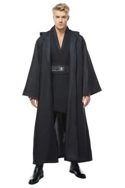 NewCosplay Star Wars Anakin Skywalker Cosplay Costume Outfit Black Version