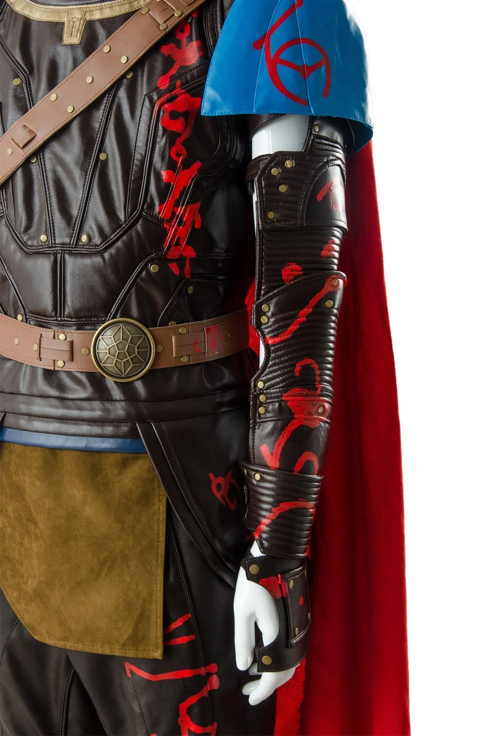 NewCosplay Thor 3 Ragnarok Thor Odinson Outfit Whole Set Cosplay Costume - Image 4