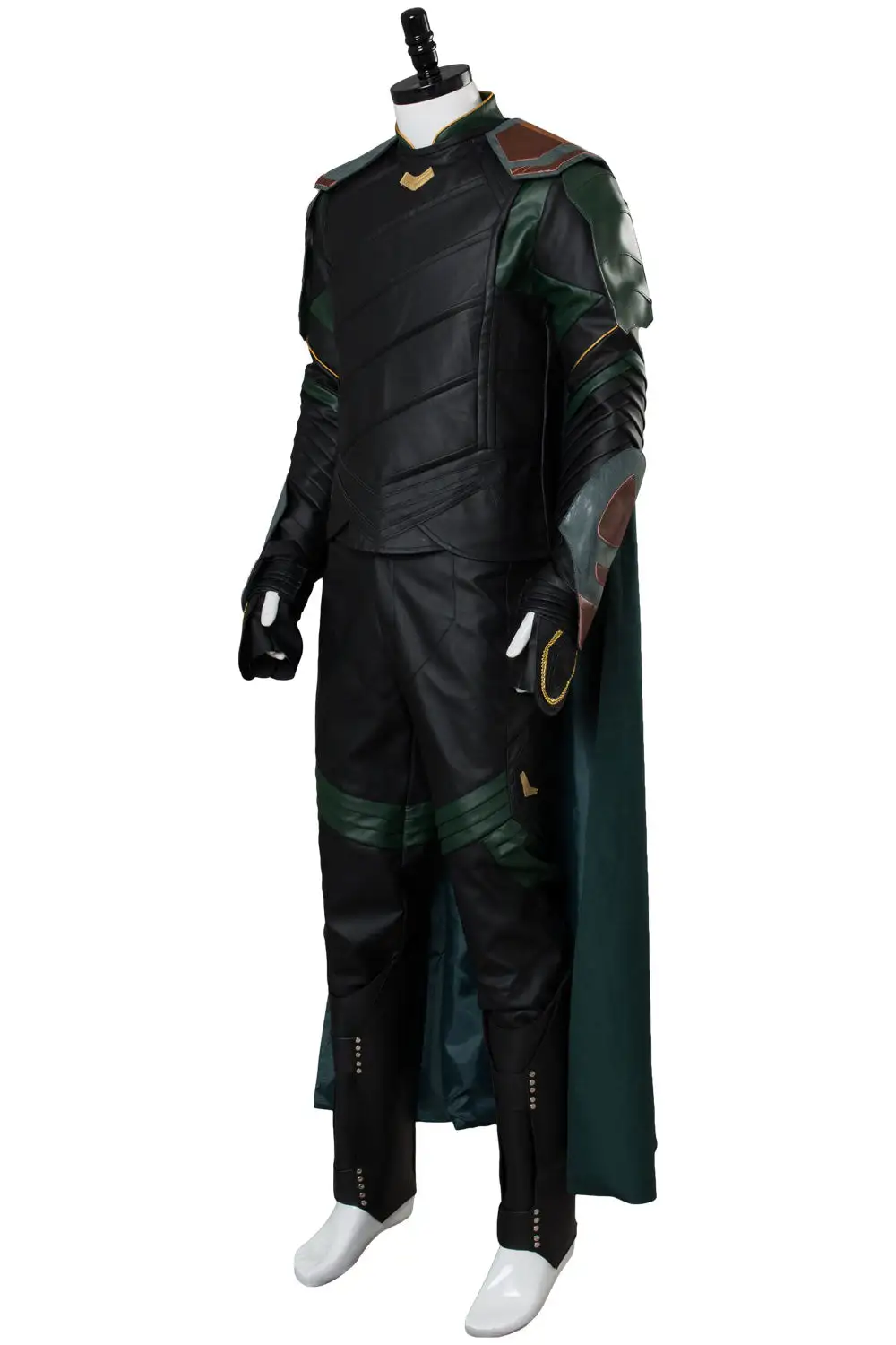 NewCosplay Thor 3 Ragnarok Loki Outfit Whole Set Cosplay Costume - Image 3