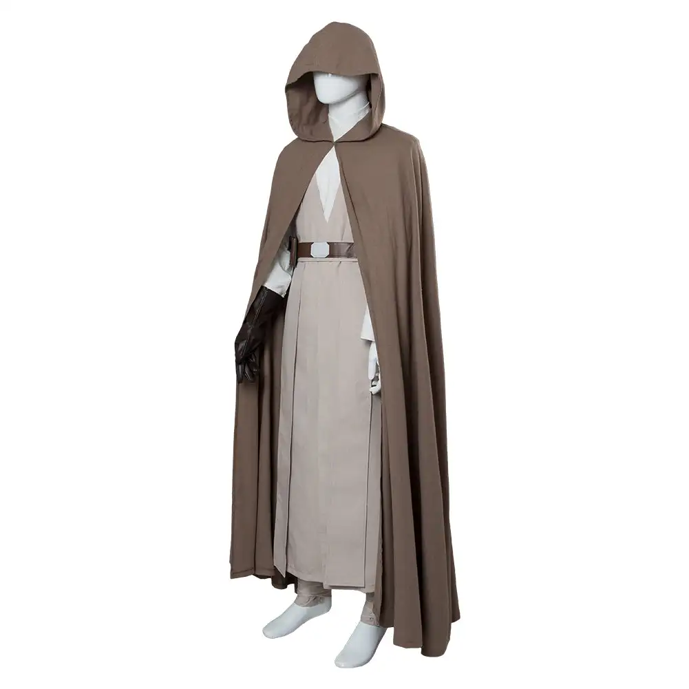NewCosplay Star Wars 8 The Last Jedi Luke Skywalker Outfit Cosplay Costume Ver.2 - Image 3