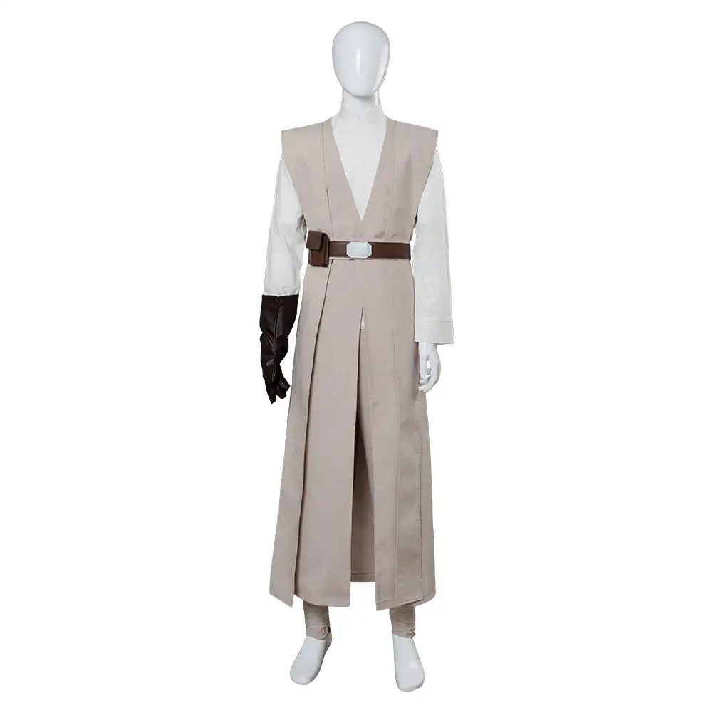NewCosplay Star Wars 8 The Last Jedi Luke Skywalker Outfit Cosplay Costume Ver.2 - Image 7