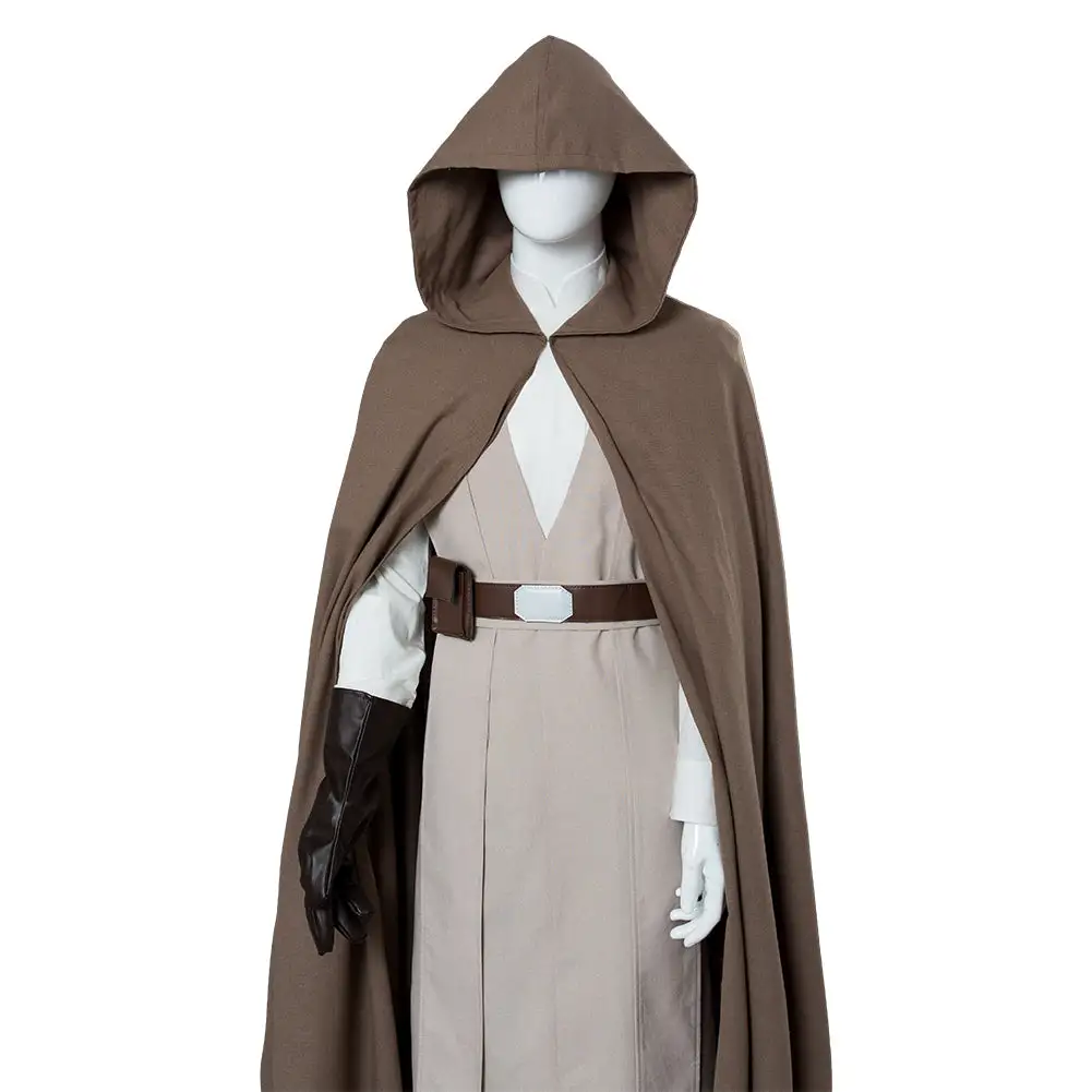 NewCosplay Star Wars 8 The Last Jedi Luke Skywalker Outfit Cosplay Costume Ver.2 - Image 8