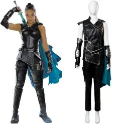 New Cosplaysky Thor Ragnarok Valkyrie Costume Whole Set Female Halloween Cosplay Outfit