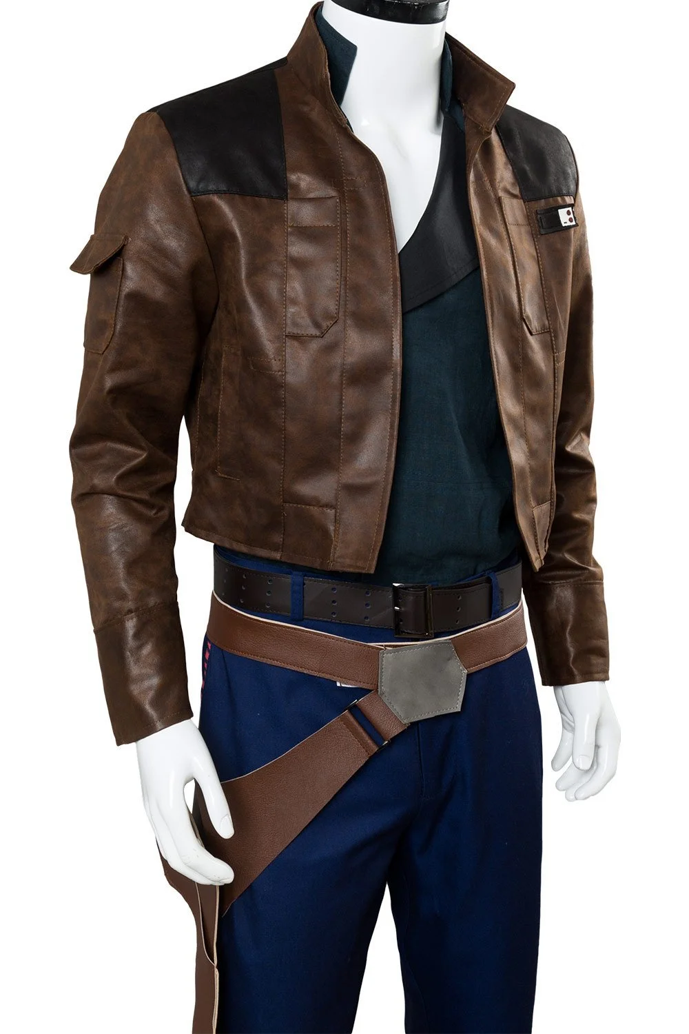 NewCosplay Solo: A Star Wars Story Han Solo Outfit Jacket Suit Cosplay Costume - Image 10