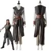 NewCosplay Star Wars 8 The Last Jedi Rey Outfit Ver.2 Cosplay Costume