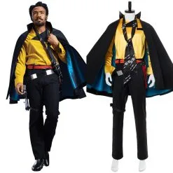 New Cosplaysky Solo: A Star Wars Story Lando Calrissian Outfit Cosplay Costume