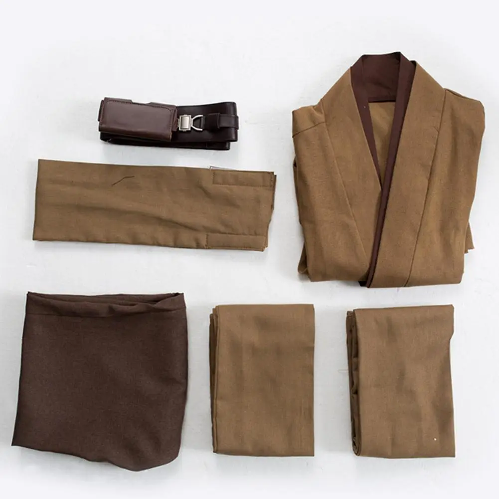 CosplaySky Star Wars Obi Wan Kenobi Jedi Cosplay Costume Brown Version No Cloak - Image 2