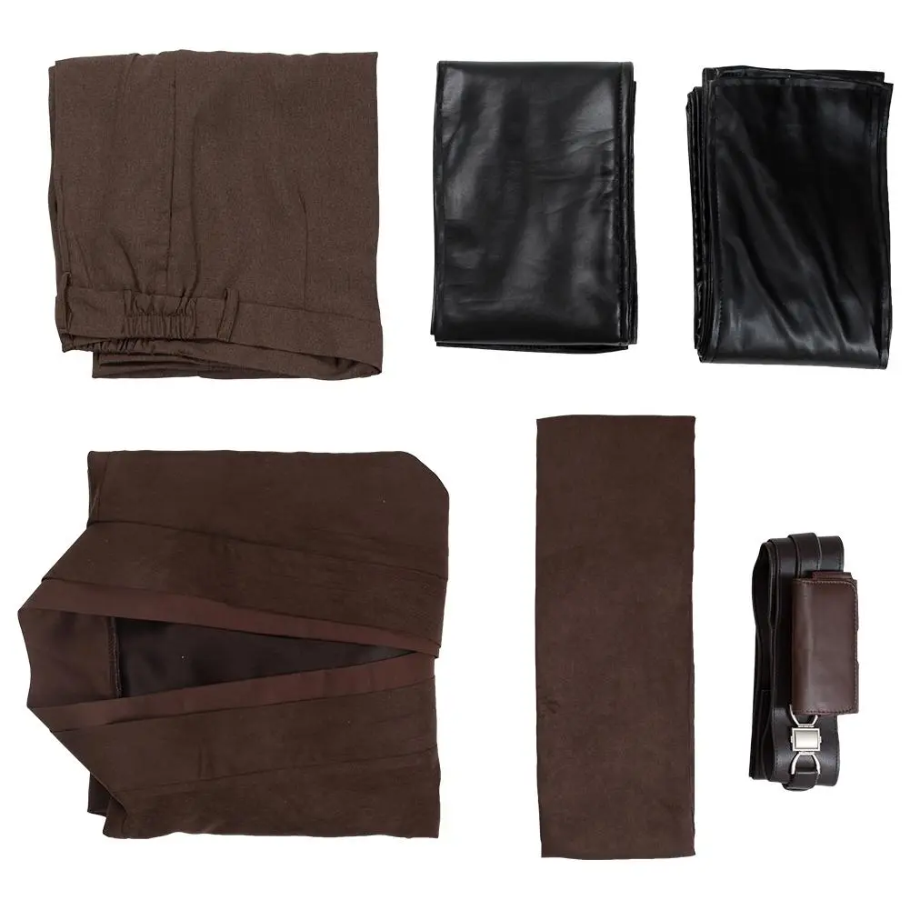 CosplaySky Star Wars Mens Jedi Anakin Skywalker Cosplay Costume Knight Tunic Uniform Brown Vision - Image 8