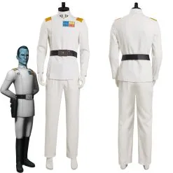 Cossky Star Wars Rebels Grand Admiral Thrawn Cosplay Costume Outfits Halloween Carnival Suit