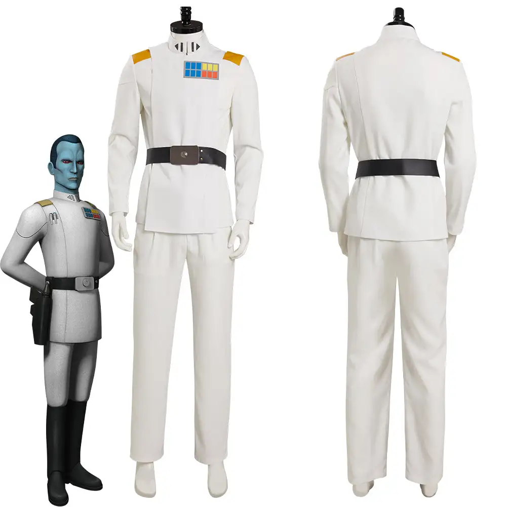 Cossky Star Wars Rebels Grand Admiral Thrawn Cosplay Costume Outfits Halloween Carnival Suit