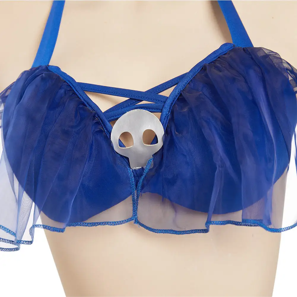NewCosplay Love After World Domination Desumi Magahara Cosplay Costume Costume Bikini Top Short Swimsuit Outfits - Image 6