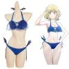NewCosplay Love After World Domination Desumi Magahara Cosplay Costume Costume Bikini Top Short Swimsuit Outfits