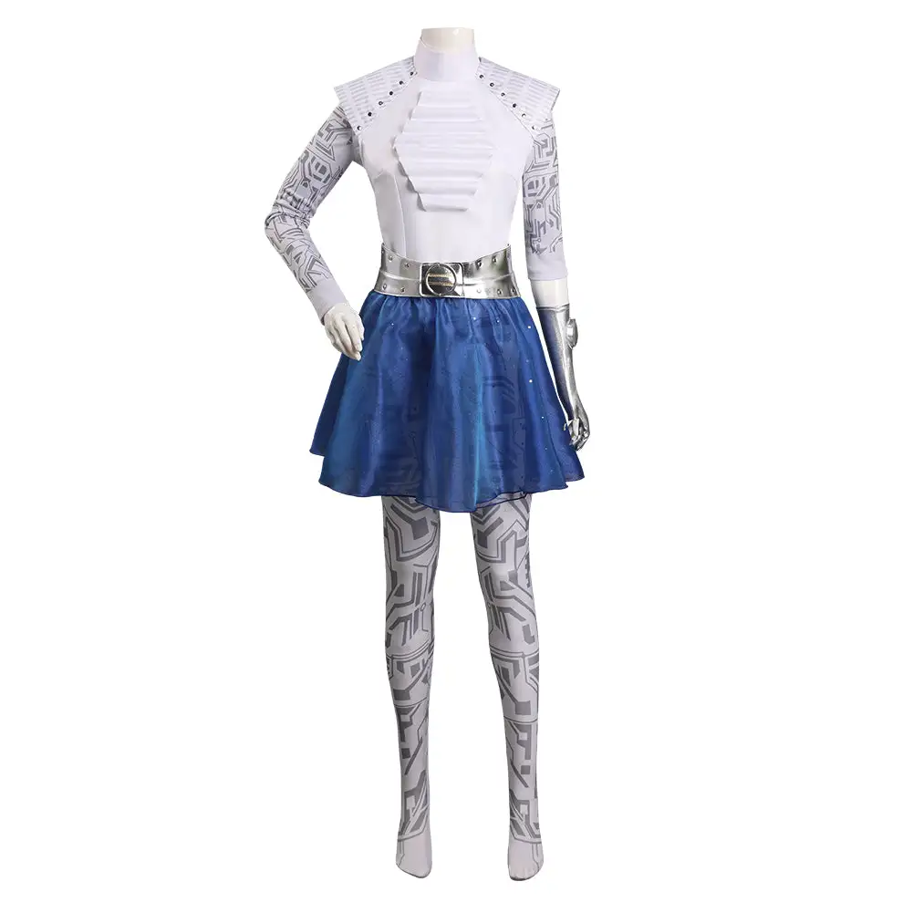 Fandombuy Zombies Addison Alien Cosplay Costume Outfits Halloween Carnival Suits - Image 2
