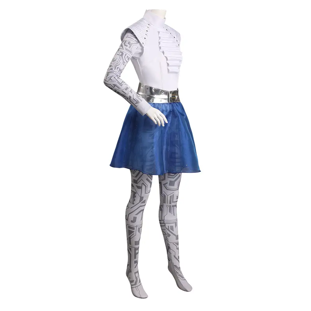 Fandombuy Zombies Addison Alien Cosplay Costume Outfits Halloween Carnival Suits - Image 5