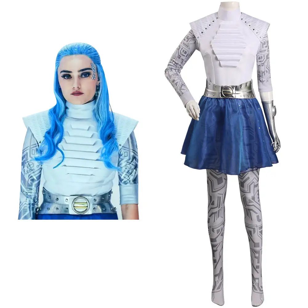 Fandombuy Zombies Addison Alien Cosplay Costume Outfits Halloween Carnival Suits