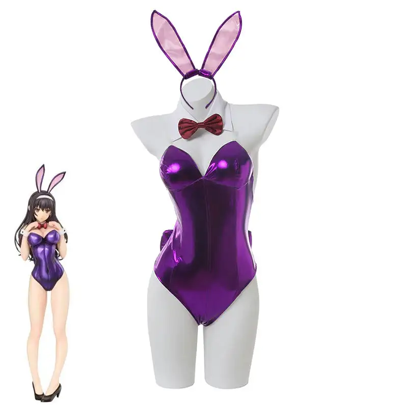 NewCosplay Saenai Heroine No Sodatekata Utaha Kasumigaoka Bunny Girl Halloween Cosplay Costume