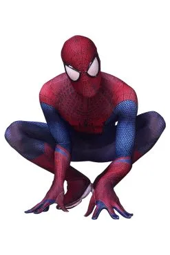 Cossky Spiderman The Amazing Spiderman 3D Spider-Man Jumpsuit Cosplay Costume