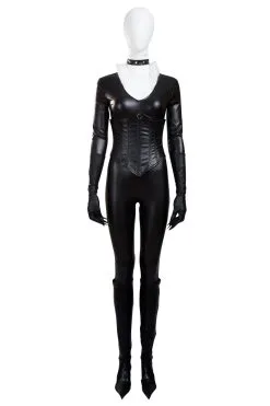 NewCosplay The Amazing Spider Man Black Cat Jumpsuits Cosplay Costume