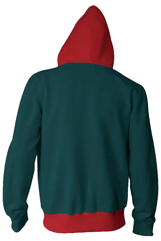New Cosplaysky Boys Hoodie Spider-Man: Into The Spider-Verse Miles Morales Zip-Up Hooded Sweatshirt - Image 2