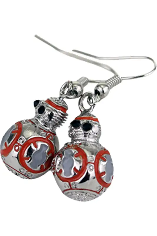 NewCosplay Star Wars BB8 3D Drop Earrings Robot Pendant Cosplay Accessories - Image 2