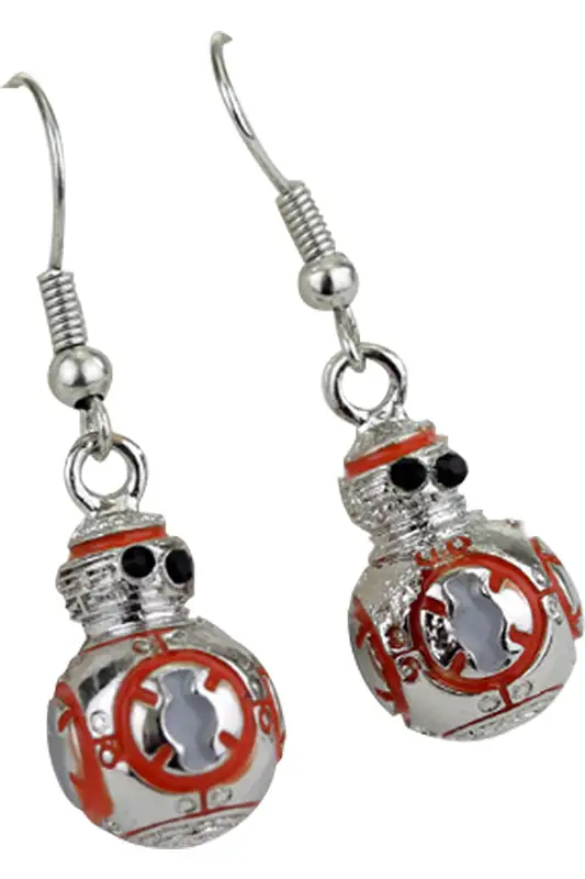 NewCosplay Star Wars BB8 3D Drop Earrings Robot Pendant Cosplay Accessories
