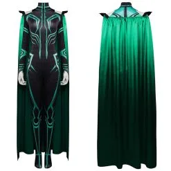 INSWEAR Thor: Ragnarok Hela Jumpsuits Cloak Cosplay Costume Outfits Halloween Carnival Party Suit