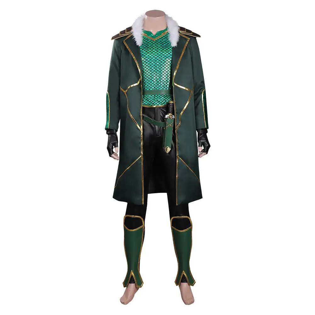 NewCosplay Loki Cosplay Costume Outfits Halloween Carnival Suit