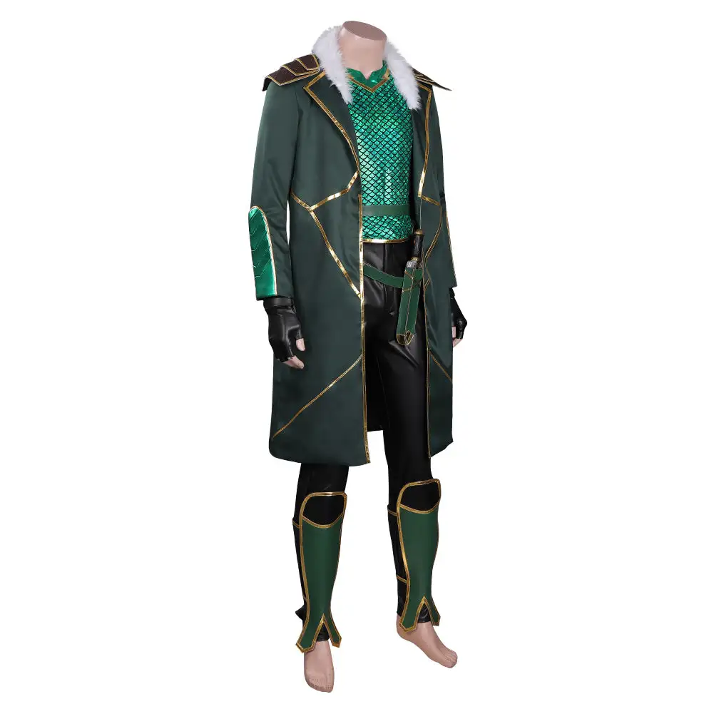 NewCosplay Loki Cosplay Costume Outfits Halloween Carnival Suit - Image 5