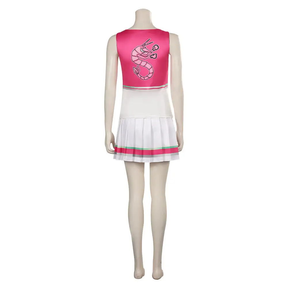 NewCosplay Zombies 3 Cheerleader Cosplay Costume Dress Outfits Halloween Carnival Suit - Image 4