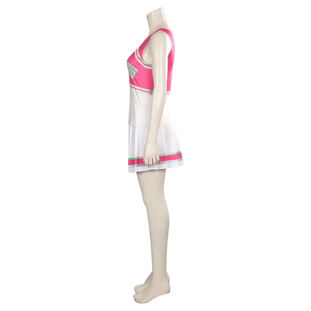 NewCosplay Zombies 3 Cheerleader Cosplay Costume Dress Outfits Halloween Carnival Suit - Image 6