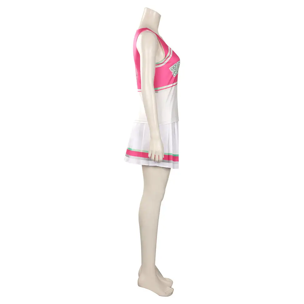 NewCosplay Zombies 3 Cheerleader Cosplay Costume Dress Outfits Halloween Carnival Suit - Image 7