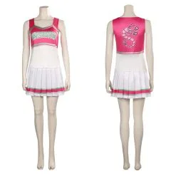 NewCosplay Zombies 3 Cheerleader Cosplay Costume Dress Outfits Halloween Carnival Suit