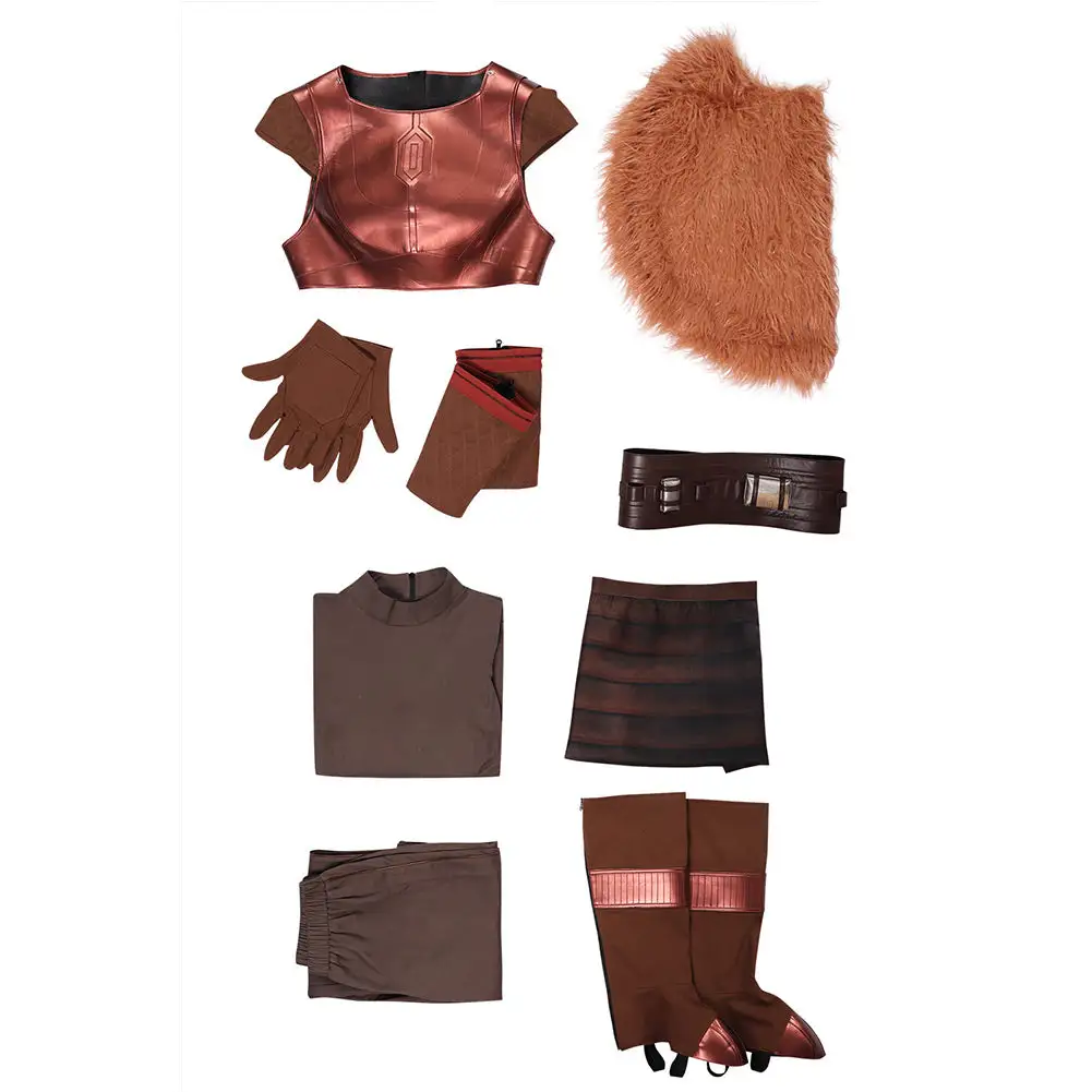 Viele Kostüme Star Wars The Mandalorian The Armorer Cosplay Costume Outfits Halloween Carnival Suit - Image 3