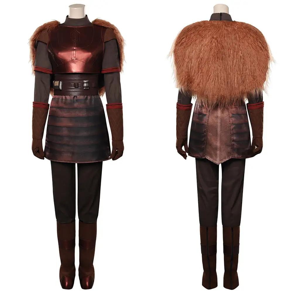 Viele Kostüme Star Wars The Mandalorian The Armorer Cosplay Costume Outfits Halloween Carnival Suit - Image 2