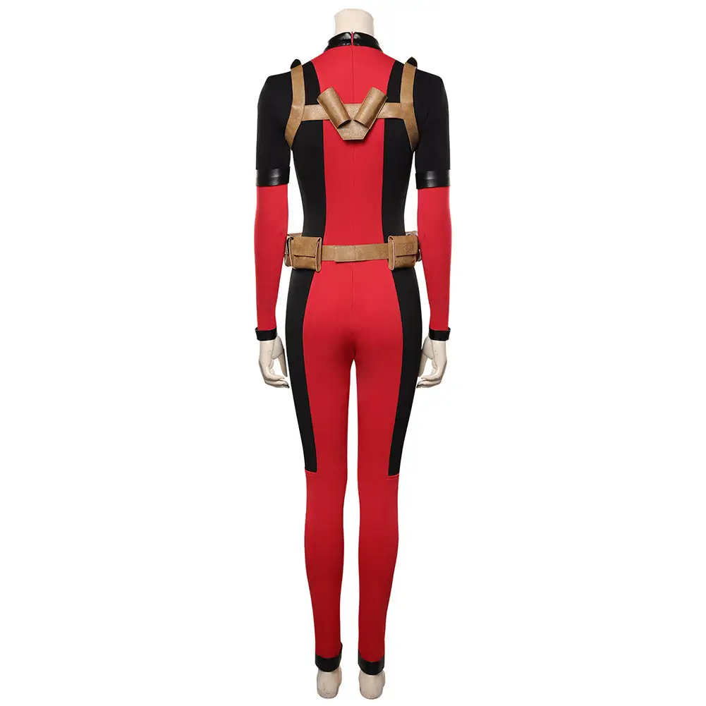 Viele Kostüme Lady Deadpool Wanda Wilson Cosplay Costume Outfits Halloween Carnival Suit - Image 4