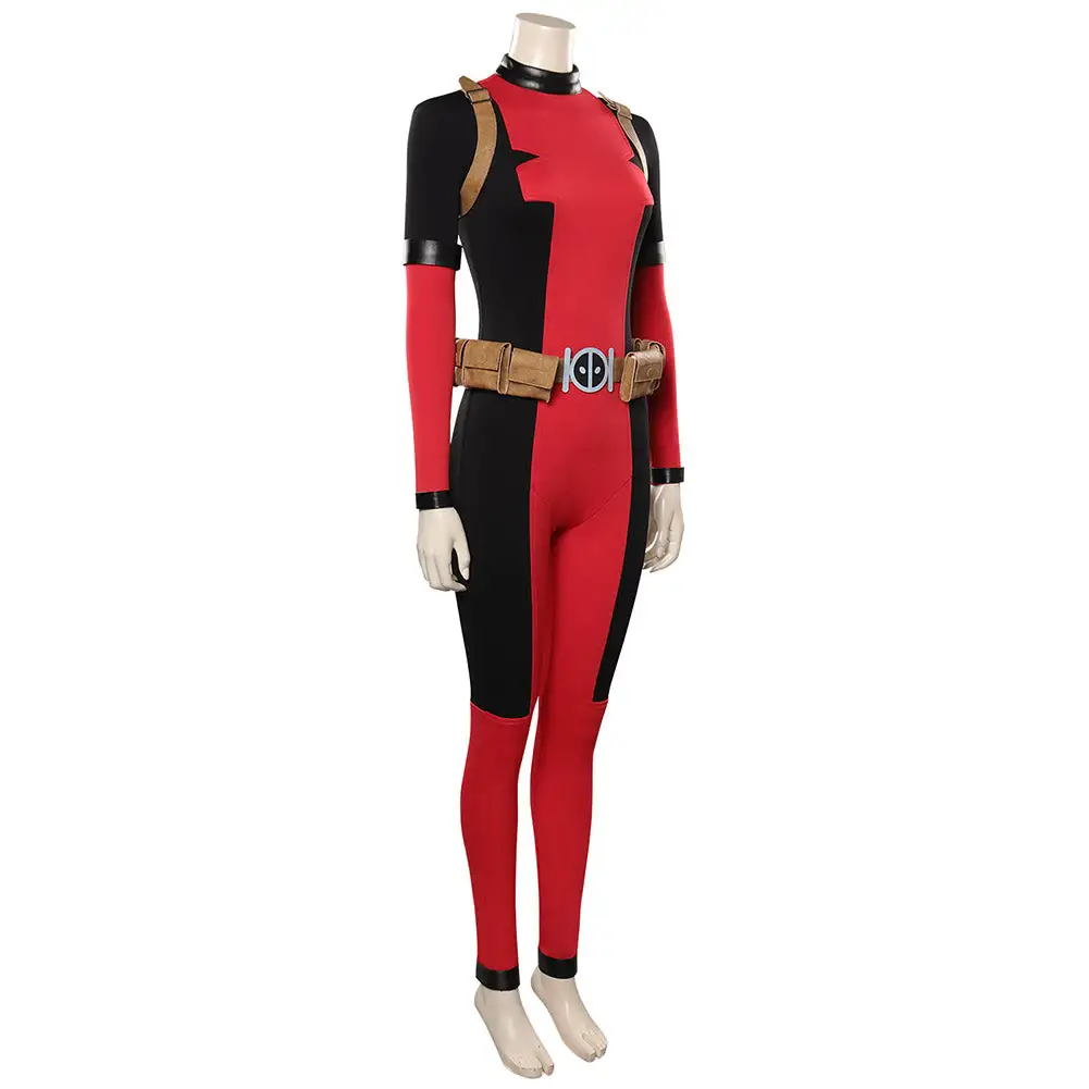 Viele Kostüme Lady Deadpool Wanda Wilson Cosplay Costume Outfits Halloween Carnival Suit - Image 5