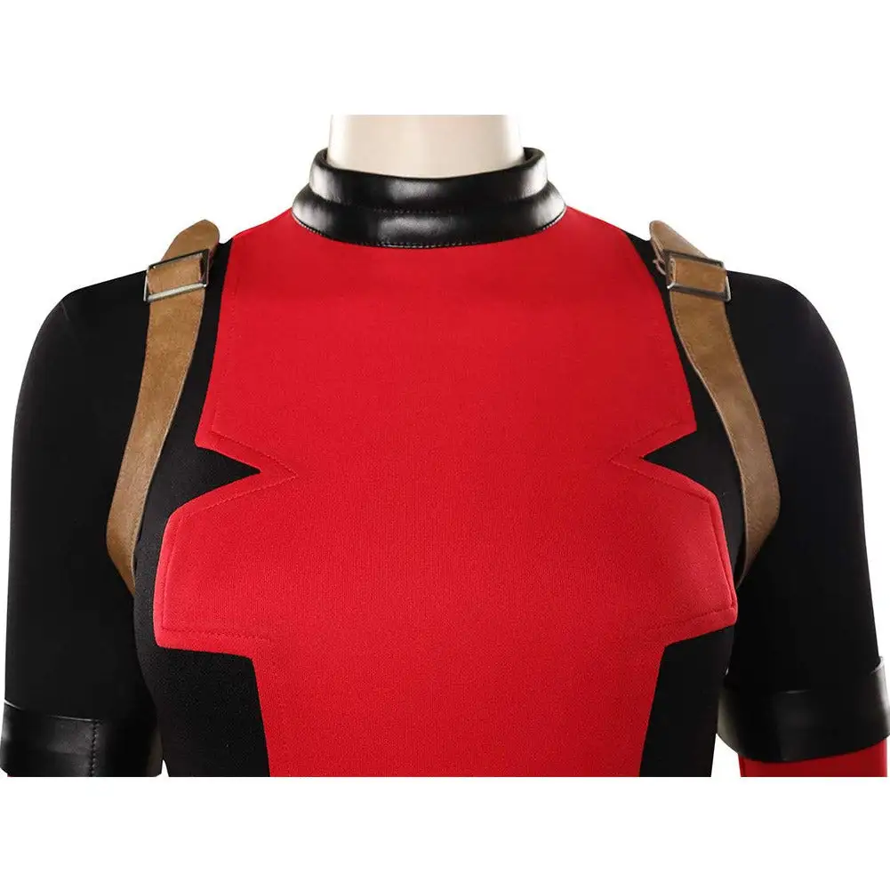 Viele Kostüme Lady Deadpool Wanda Wilson Cosplay Costume Outfits Halloween Carnival Suit - Image 9