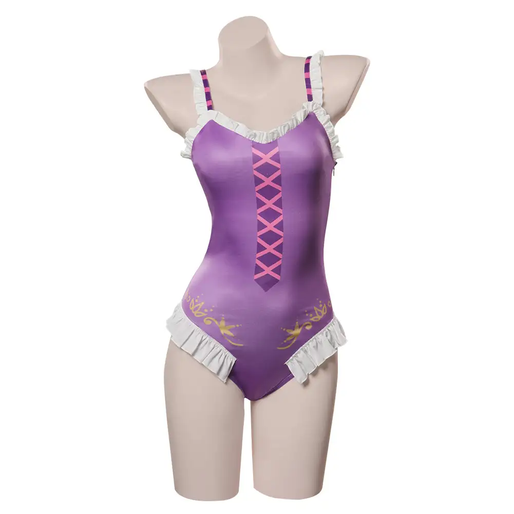 Cossky Rapunzel Original Design Cosplay Costume Jumpsuit Swimsuit Outfits Halloween Carnival Suit