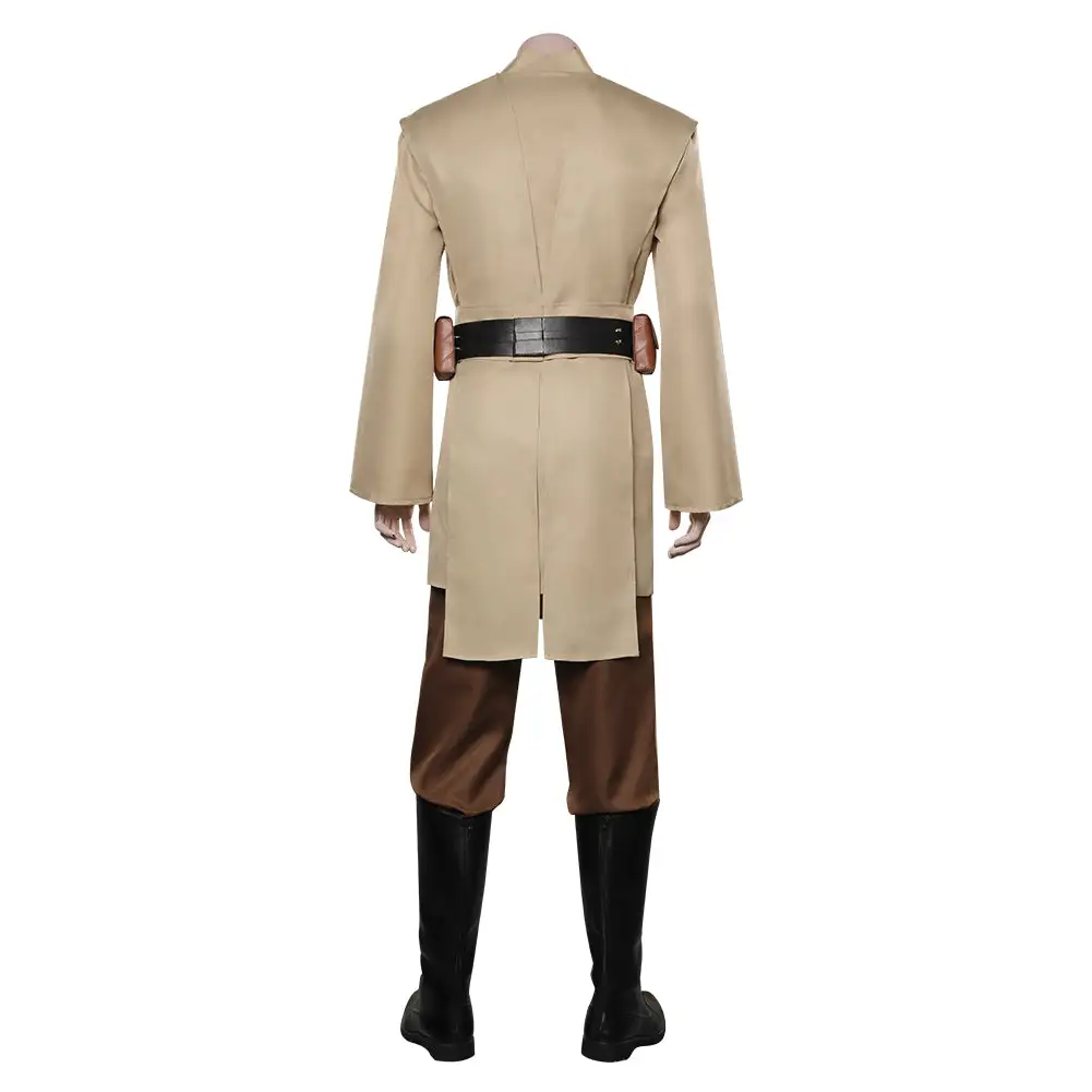 NewCosplay Star Wars Tales Of The Jedi Qui-Gon Jinn Cosplay Costume Outfits Halloween Carnival Suit - Image 5