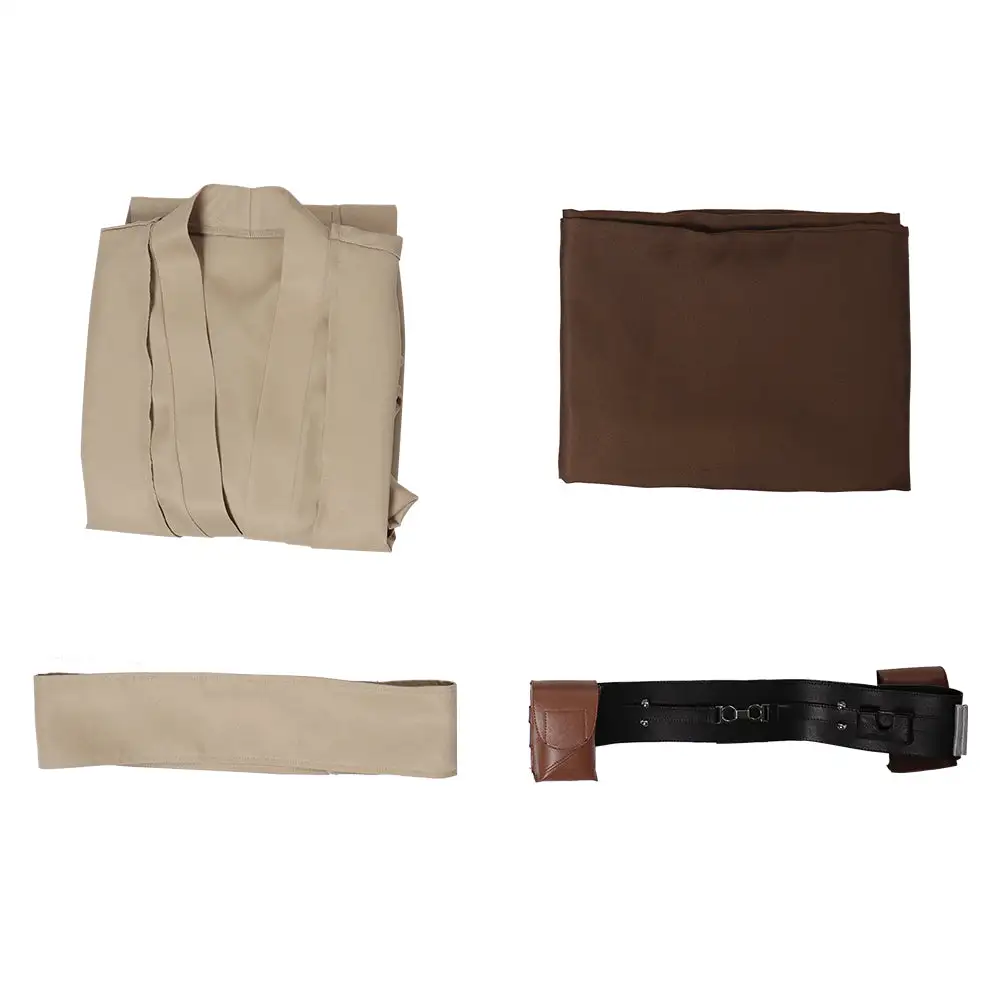 NewCosplay Star Wars Tales Of The Jedi Qui-Gon Jinn Cosplay Costume Outfits Halloween Carnival Suit - Image 10