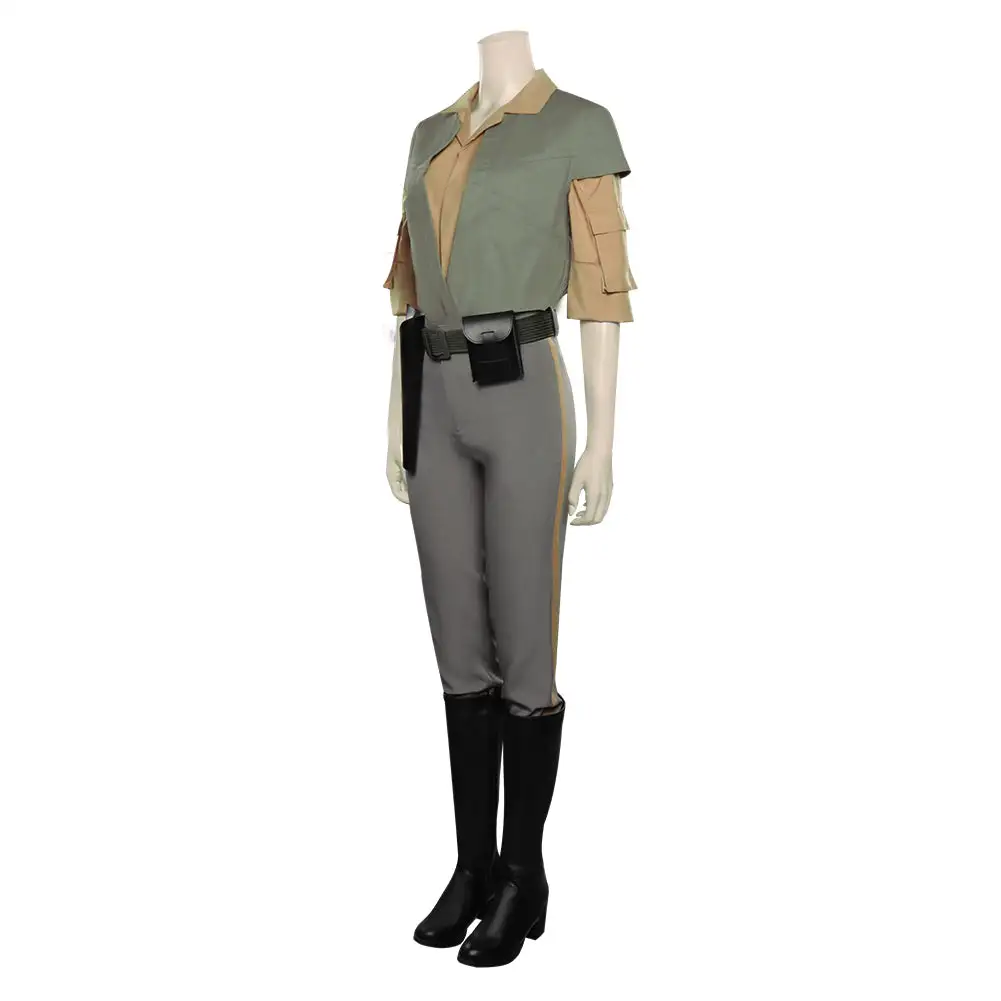 NewCosplay Star Wars 3 - Return Of The Jedi-Leia Organa Solo Cosplay Costume Outfits Halloween Carnival Suit - Image 4